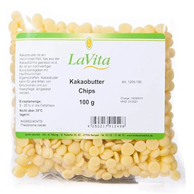 Abbildung von DUNOG Kakaobutter Chips in Lebensmittelqualität 0,2 Pfund