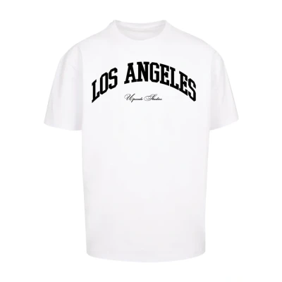 Abbildung von Upscale by Mister Tee L A College Tshirt print, Herren, Größe: 5XL, White