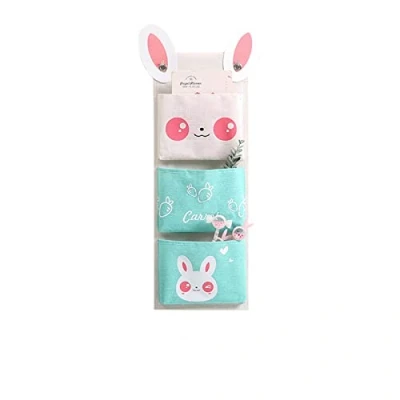 Abbildung von 2er set Hängnde Tasche Aufbewahrungstasche,Organizer Taschen Wand Hängender Aufbewahrungstasche für Kinderzimmer Schlafzimmer,3Taschen/7Taschen (Hase,3 Taschen)