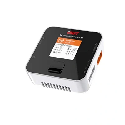 Abbildung von ISDT Q6 Nano 200W 8A Lipo Akku Balance Ladegerät Smart Digital für RC 2 6S Batterien (White)
