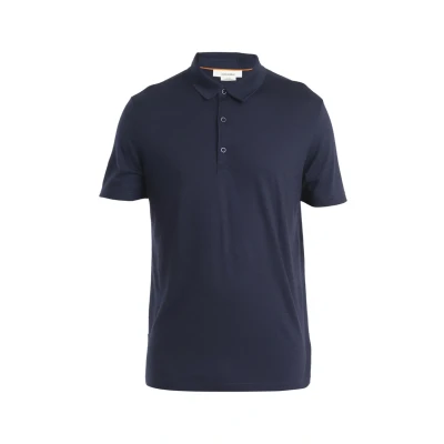 Abbildung von Icebreaker MER 150 TECH LITE SS Poloshirt, Herren, Größe: Small, Midnight navy
