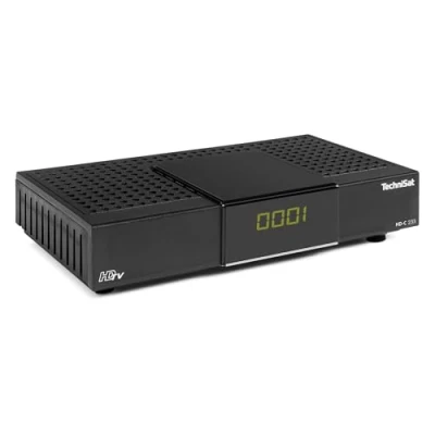 Abbildung von TechniSat HD C 233 Receiver für digitales Kabelfernsehen (HDTV, DVB C, HDMI, SCART, USB 2.0, RF in, EPG, Fernbedienung) schwarz