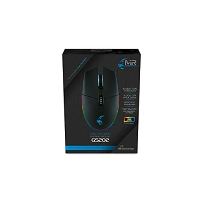 Abbildung von MediaRange MRGS202 Gaming Maus mit Kabel 6 Tasten, USB2.0, schwarz