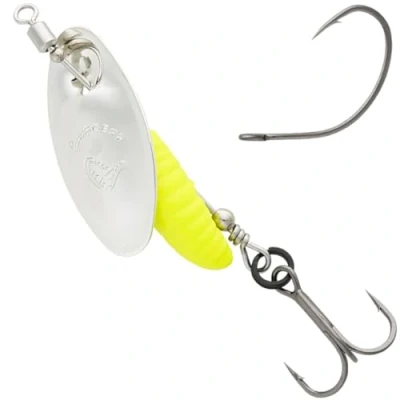 Abbildung von Savage Gear Grub Spinner Silver Yellow 2.2g