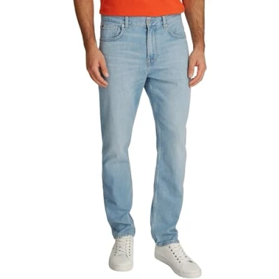 Abbildung von Tommy Hilfiger Denton Jeans Straight Leg, Herren, Größe: 40x36, Heron blue