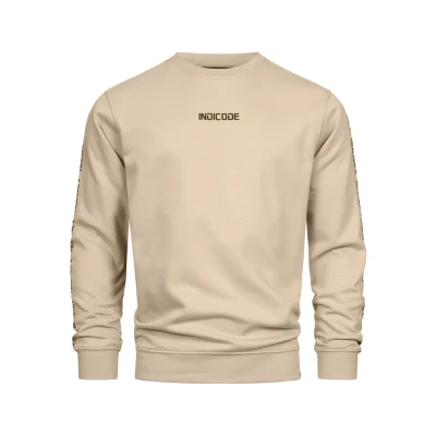 Abbildung von Indicode Jeans Inkorbin Sweatshirt, Herren, Größe: Small, Irish cream
