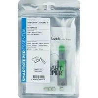 Abbildung von SmartKeeper ESSENTIAL / 4 x USB C Port Blockers + Key Grün