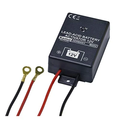 Abbildung von Kemo Bleiakku Aktivator / Refresher 12 V M202 gegen Ablagerung von Bleisulfat, erhöht die Lebensdauer des Autoakkus, mit LED Anzeige, elektronische Pflege und Reanimierung eines Autoakkus