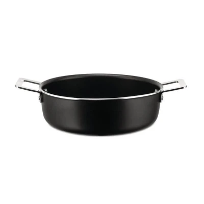 Abbildung von Alessi Bräter Pots&amp;Pans AJM102/24 B Schwarz ø 24 cm / 3.4 liter