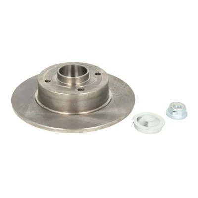 Abbildung von ABE C4R039ABE Bremsscheibe Hinterachse 240 8 4 voll mit Mutter, ABS Sensorring, Kappe, Radlagersatz RENAULT: Clio III Grandtour