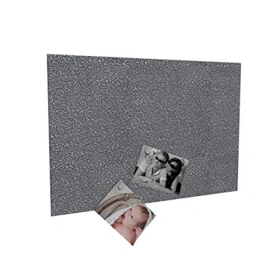 Abbildung von Magnettafel Magnetwand (verschiedene Größen und Farben) inklusive 10 Magnete Made in Germany (40 x 60 cm, silber antik)