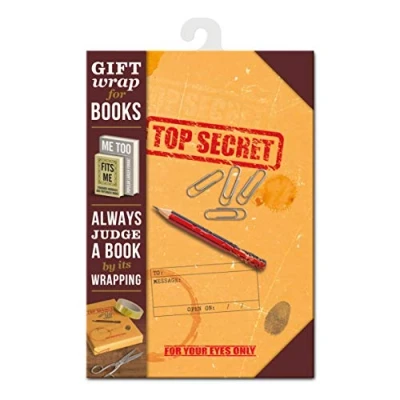 Abbildung von Gift Wrap for Books Top Secret