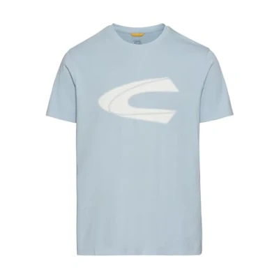 Abbildung von camel active Tshirt print, Herren, Größe: Small, Smoke blue