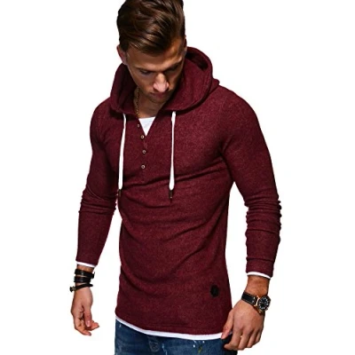 Abbildung von behype Kapuzensweatshirt &quot;HENRAY&quot;, in trendiger 2 1 Optik