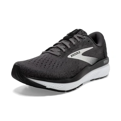 Abbildung von Brooks Ghost 16 Laufschuh Straße, Herren, Größe: 46, Black grey white Schuhe
