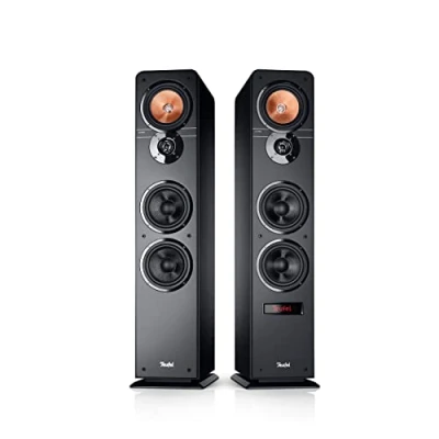 Abbildung von Teufel Ultima 40 Aktiv Aktives 3 Wege Lautsprecher Paar, Bluetooth aptX, Dolby Audio, HDMI ARC, Surround Option, 260W, Bassreflex, Integrierter Verstärker Schwarz