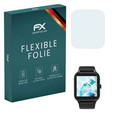 Abbildung von atFoliX Schutzfolie kompatibel mit Blackview R3 Pro Folie, ultraklare und flexible FX Displayschutzfolie (3X)