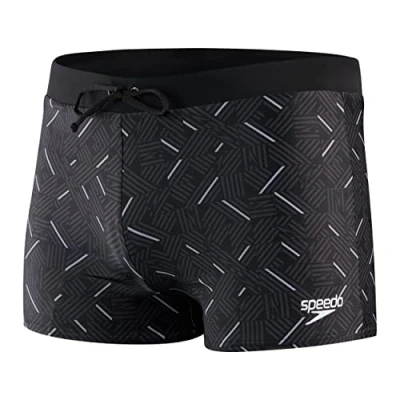 Abbildung von Speedo MENS Valmilton Aquashort Badehose Pants, Herren, Größe: 3, Black/dove grey