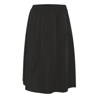 Abbildung von Kaffe Curve Alinienrock, Damen, Größe: 46, Black deep