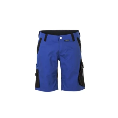 Abbildung von Planam Norit Damen Bundhose Kornblau schwarz Modell 6412 Größe 50
