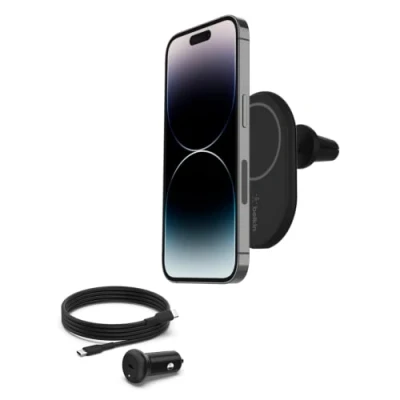 Abbildung von Belkin Handyhalterung Auto Lüftungsschlitze mit Laden über MagSafe