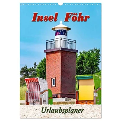 Abbildung von Insel Föhr Urlaubsplaner (Wandkalender 2025 DIN A3 hoch), CALVENDO Monatskalender