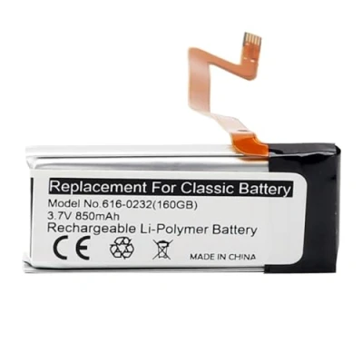 Abbildung von Fayerkar Akku Ersatz für iPod 5th Gen Video 30gb 160GB 80GB 6th Classic Dicke 616 0232