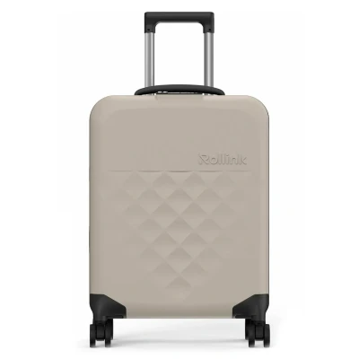 Abbildung von Rollink VEGA 360 Faltbarer 4ROLLEN Kabinen S 55 CM Trolley, Größe: One Size, Warm grey