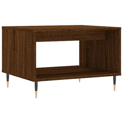 Abbildung von vidaXL Couchtisch Braun Eichen Optik 60x40x50 cm Holzwerkstoff