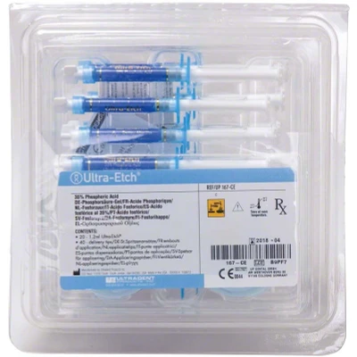 Abbildung von Ultra Etch Econo Kit 20 x 1,2 ml Spritze, 40 Blue Micro Tips