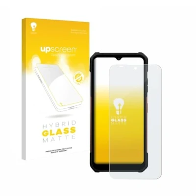 Abbildung von upscreen Entspiegelungs Schutzglas für myPhone Hammer Construction 2 Thermal 5G Schutzfolie Matt, Glas Folie [mattierend, 9H Panzerschutz]