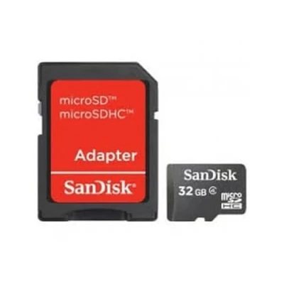 Abbildung von SanDisk microSDHC Speicherkarte 32 GB + SD Adapter