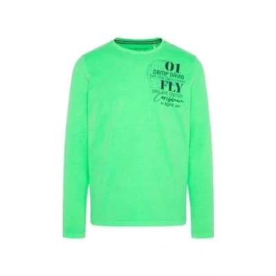 Abbildung von Camp David MIT RÜCKEN Langarmshirt, Herren, Größe: XXL, Electric green