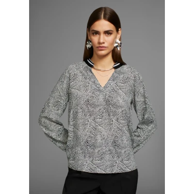 Abbildung von HECHTER PARIS Druckbluse mit Kontrastkragen NEUE KOLLEKTION