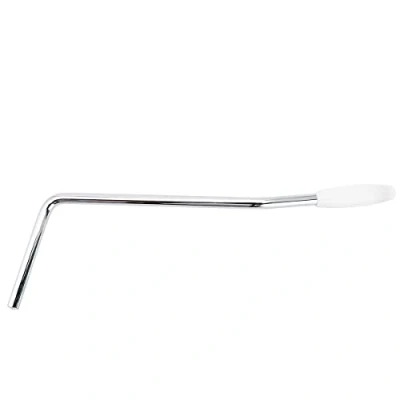 Abbildung von Wilkinson WVC 5mm Push in Style Tremolo Arm Tremolohebel Whammy Bar für Korea WVC/WV2/WV6 Brücke E Gitarre, Chrom mit Weißer Kappe