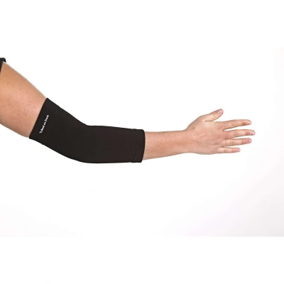 Abbildung von Back on Track Physio Ellenbogenpolster 4way stretch Schwarz L 33 36 cm