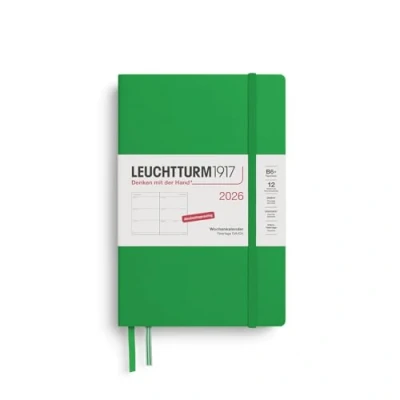 Abbildung von LEUCHTTURM1917 372537 Wochenkalender Paperback (B6+) 2026, 12 Monate, Spring Leaf, Deutsch