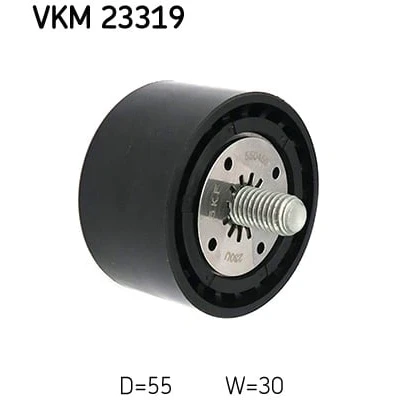 Abbildung von SKF VKM 23319 Umlenk /Führungsrolle, Zahnriemen PEUGEOT: 208 I Schrägheck, 2008 Kombi, CITROËN: C Elysée Limousine, C4 II Cactus, OPEL: Grandland X