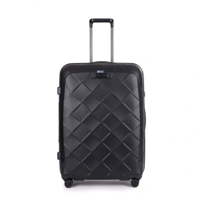 Abbildung von Stratic Leather and More Hartschalen Koffer L (bis 76cm) matt black mit 4 Rollen