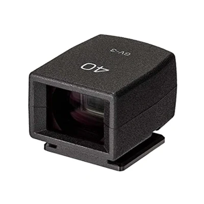 Abbildung von Ricoh Externer Mini Sucher GV 3 Kompatible Modelle: GR IIIx Optischer mit 40 mm Bildwinkel, der auf dem Blitzschuh befestigt Wird Sichtfeld ca. 85% 37828