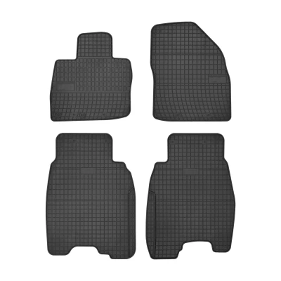 Abbildung von FROGUM 0830 Fußmattensatz Gummi vorne und hinten 4 schwarz Maßgefertigt HONDA: CIVIC 8 Hatchback