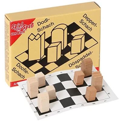 Abbildung von Bartl 103956 Mini Spiel Dodl Schach, kleines mitbringsel für Freunde und bekannte