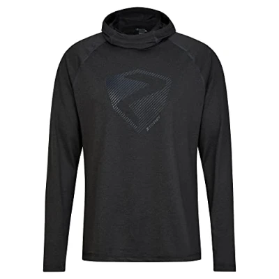 Abbildung von Ziener Herren JANUP Kapuzen Pullover, Mid Layer atmungsaktiv, elastisch, PFC frei, New red, 60