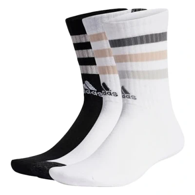 Abbildung von adidas Unisex 3s CRW Bold 3p socken, Weiß/schwarz/weiß, XS