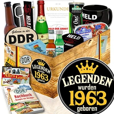 Abbildung von Legenden 1963 / Geschenk für Mann Geburtstag/Ossi Set