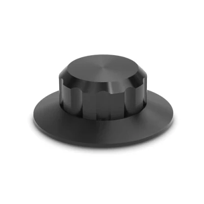 Abbildung von Dynavox Schallplattenklemme VC150, Klemme zum Fixieren der Schallplatte für Vinyl Plattenspieler, aus Aluminium, schwarz
