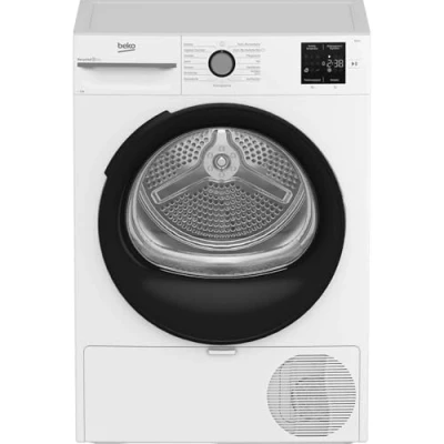 Abbildung von BEKO Wärmepumpentrockner BM3T38220X, 8 kg, Multifunktionsdisplay, Ablaufschlauch, Hygienic Drying, 15 Programme