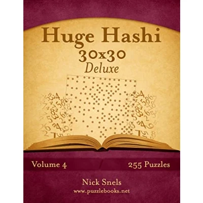Abbildung von Huge Hashi 30x30 Deluxe Easy to Hard Volume 4 255 Logic Puzzles