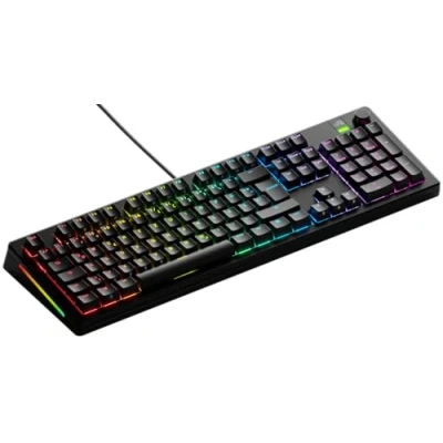 Abbildung von Glorious Gaming GMMK 3: Mechanische Tastatur, Full Size 100%, modulares Dichtungssystem, Doubleshot PBT Tastenkappen, Aluminium Schalterplatte, Hot Swap (3/5 Pin), Deutsche QWERTZ Schwarz