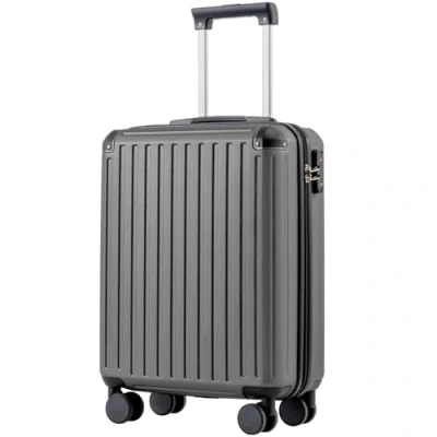 Abbildung von COOLIFE Kabinenkoffer 55X40X20cm für EasyJet Flugzeug Handgepäck Kabinengepäck Hartschlagenkoffer Leichtgewicht mit TSA Schloss und 4 Zwillingsrollen (Grau, 55 x 40 20cm)